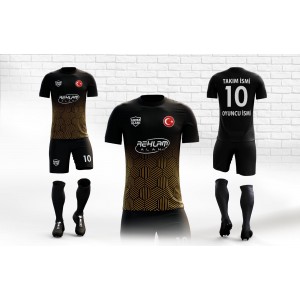 Dijital Baskı Erkek Futbol Forma - 93